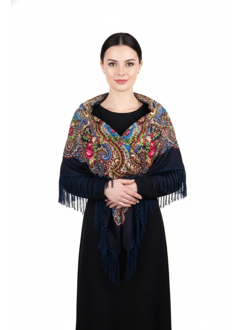 Bidani Empress Scarlet Bloom Shawl